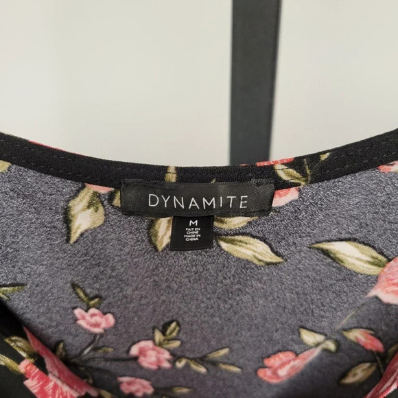 Dynamite Tie Waist Tunic Top - Picture 3 of 7